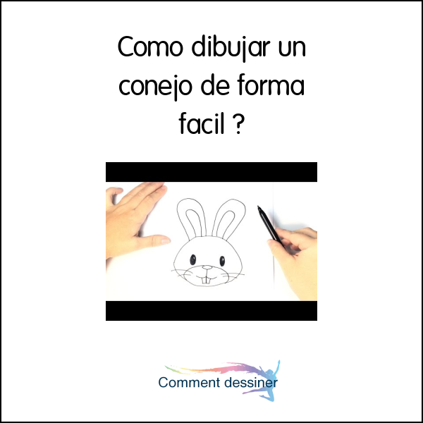 Como dibujar un conejo de forma facil